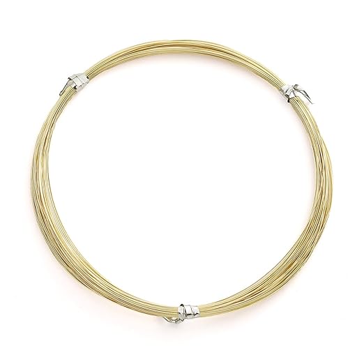 14K Gold Plated Wire 0.4mm 10 Meters Bead Cord for Bracelet Necklace Charm Beading Jewelry Making Findings