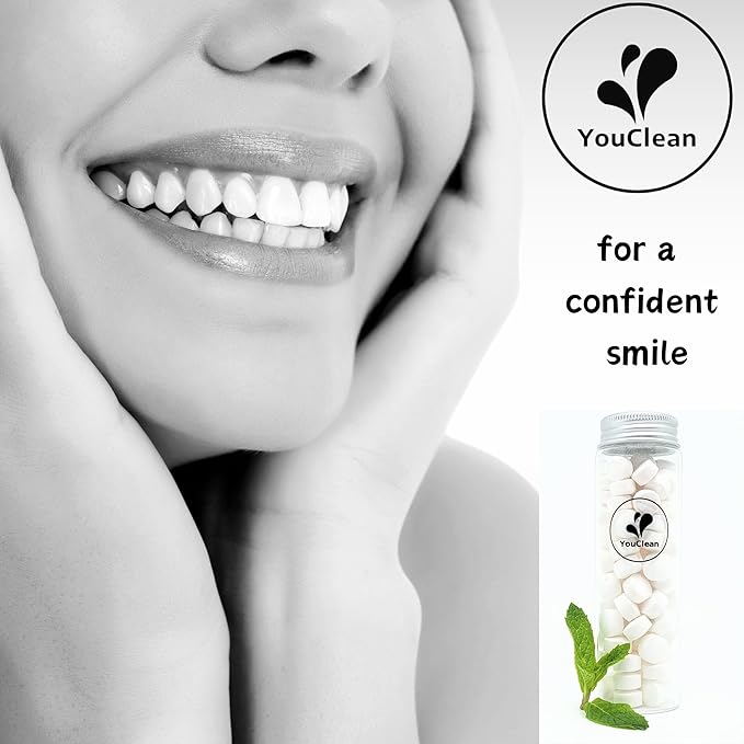 Refill Pack - 365 Toothpaste Tablets - Natural Remineralization & Whitening with Nano Hydroxyapatite - Travel or Daily Use - Fluoride Free (Watermelon365)