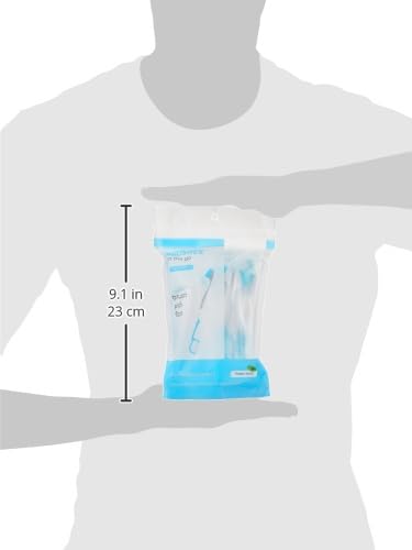 Brushee - The Evolution of Oral Care | 4-in-1 Tool (Paste + Brush + Floss + Pick) | Individually Wrapped | Disposable | Prepasted Travel Toothbrushes | Small Adult Toothbrush - (48-Pack)