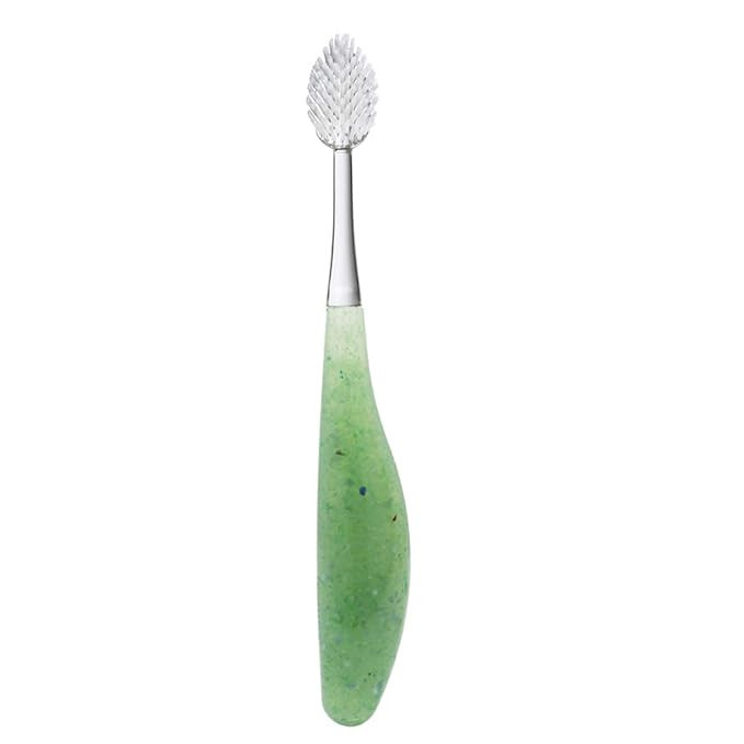 RADIUS Source Toothbrush with Replaceable Brush Head ADA Accepted Improve Gum Health & Reduce Issues - Super Soft - Soda Pop Eco-Grind - Pack of 1