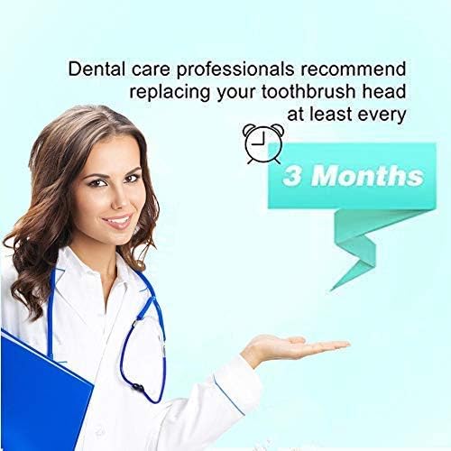 Replacement Toothbrush Heads Compatible with Oral B Braun, 4 Pack Professional Electric Toothbrush Heads Brush Heads Refill for Oral-B 7000/Pro 1000/9600/ 500/3000/8000
