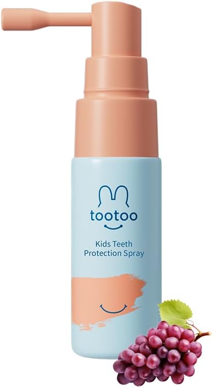 TooToo Kids Oral Spray, Toddler Toothpaste Helper for Newborn to Kids, Grape Flavor