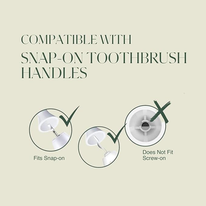 Plus Ultra Eco-Friendly Oral-B Compatible Electric Toothbrush Replacement Heads | 3 Heads Per Pack | Made with Recycled Plastic | Soft Toothbrush for Sensitive Teeth