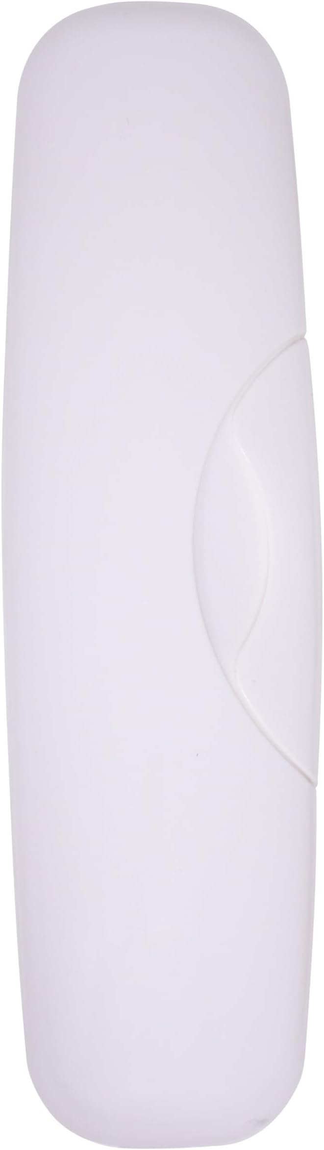 RADIUS Toothbrush Original Big Brush, BPA Free ADA Accepted - Left Hand - White Brush with White Case