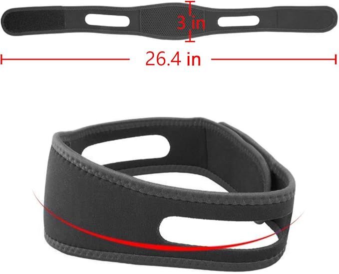2025 Anti Snoring Chin Strap, Stop Snoring Chin Straps for CPAP Users, Jaw Strap for Sleeping,Chin Straps to Keep Mouth Closed for Sleeping Better, Cpap Chin Strap for Sleep for Men Women