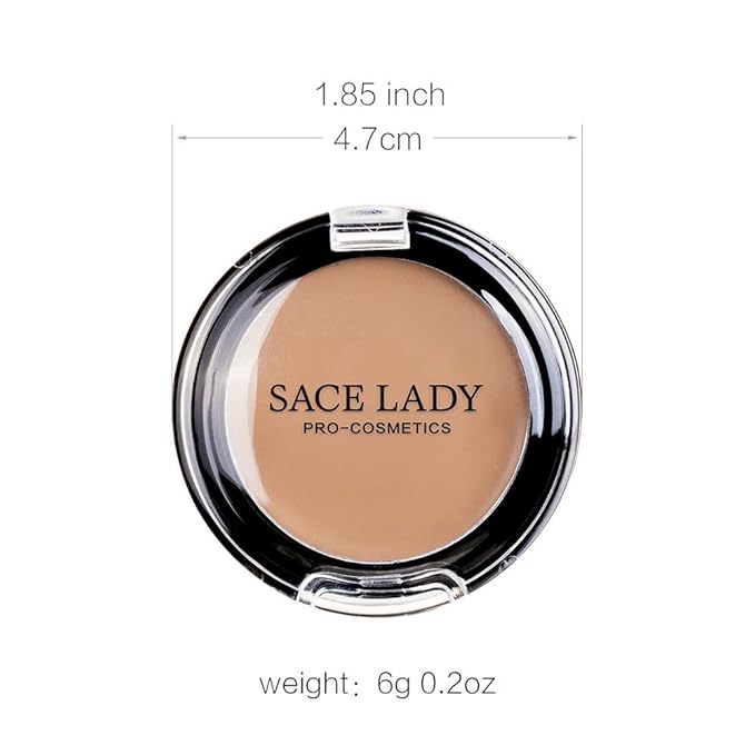 3 Pack Full Coverage Concealer Cream Makeup, Waterproof Matte Smooth Concealer Corrector for Dark Spot Under Eye Circles/Blemishes (3×5g/0.18Oz, #30 Light Natural)