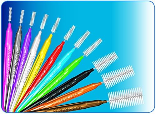 Piksters Interdental Brushes, Size 1, Purple Handle