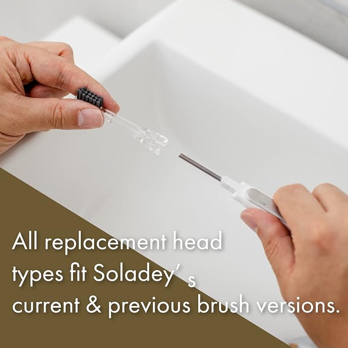 Soladey5 Ionic Toothbrush, Pink, Large Solar Panels and TiO2 Semiconductor, You can Brush Without Toothpaste
