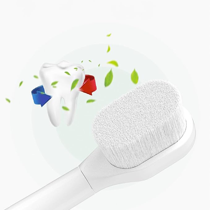 Replacement Toothbrush Heads Compatible with Philips Sonicare Click-On Handles | Ultra-Soft 80μm Bristles for Sensitive Gums, Receding Gums and Delicate Teeth (Black, Click-On Handles)