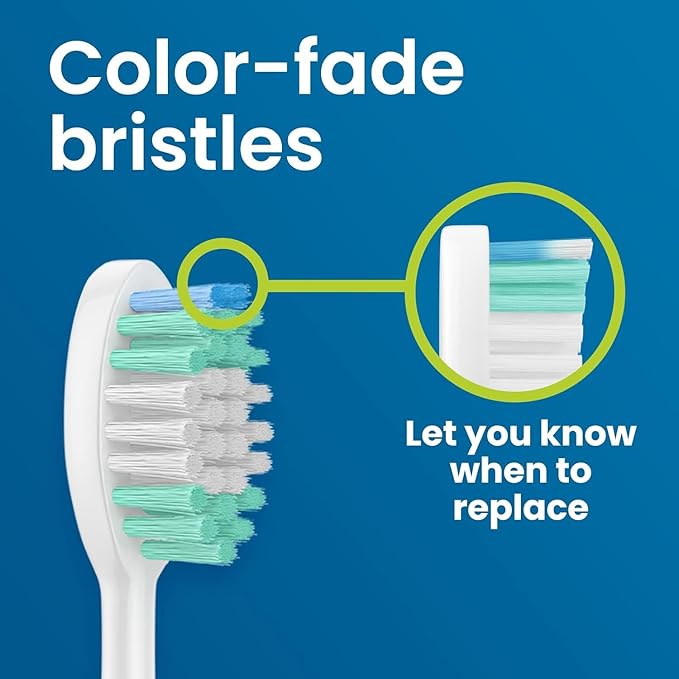 10 Pack Replacement Toothbrush Heads Compatible with AquaSonic Black Series, Vibe Series, Duo Series Pro,Elite, HDC Pro Electric Toothbrush, 5 Black 5 White