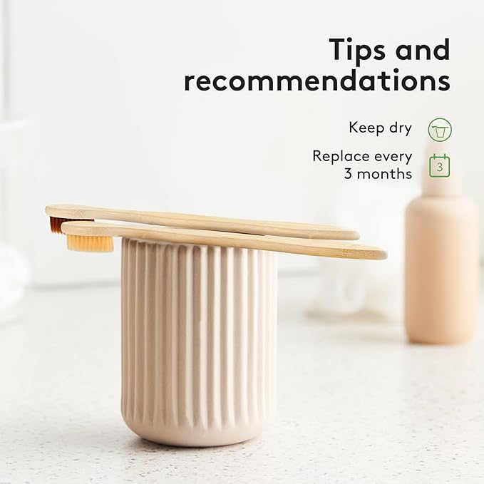 Virgin Forest 10 Count Bamboo Toothbrush, Soft Bristle for Adults, Eco Friendly Natural Wooden Toothbrushes, Vegan Organic Bamboo Travel Tooth Brush (10 Colors)
