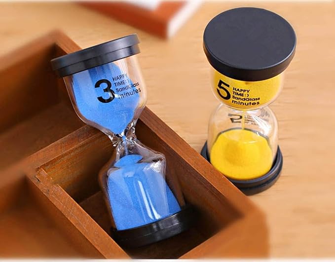 30 Minute Sand Hourglass Timer: Plastic Sand Clock 30 Minutes, Extra Blue Reloj De Arena, Unity Hour Glass Colorful Sandglass Timer for Kids, Games, Classroom, Kitchen, Decoration