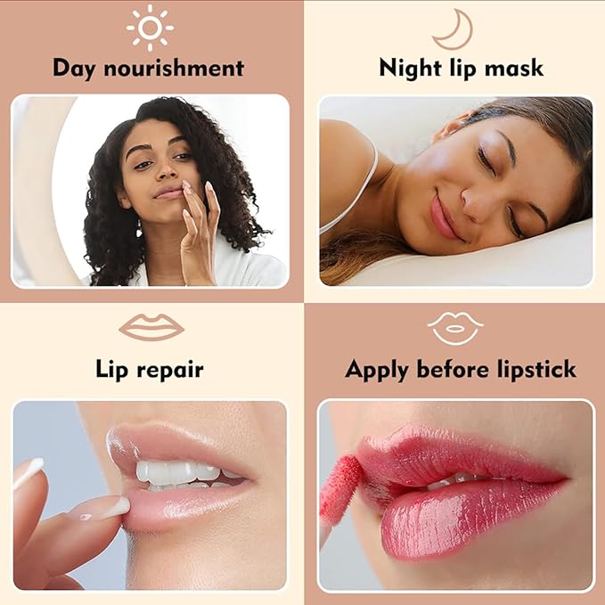 2 Pcs Apple Lime & Watermelon Lip Balm, Honey Strawberry Lip Mask Overnight, Moisturizing Lip Sleeping Mask, Hydrate Repair Prevent Dry Cracked Lip Exfoliator (Apple Lime+Watermelon)