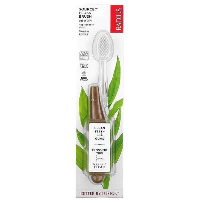 RADIUS Source Floss Super Soft Toothbrush, 1 EA