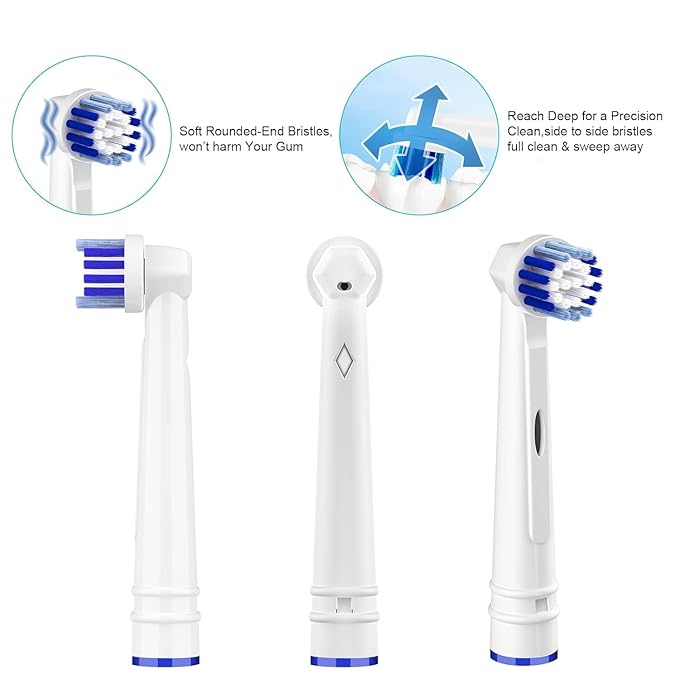 Replacement Toothbrush Heads Compatible with Oral B Braun,16 Pack Professional Electric Toothbrush Heads Brush Heads Refill for Oral-B 7000/Pro 1000/9600/ 500/3000/8000