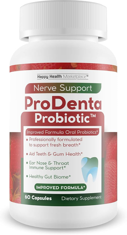 ProDenta Probiotic - Our Best Dental Mouth Probiotics for Bad Breath, Teeth, & Gum Health - Experience Great Oral Health Oral Probiotics Best Super Teeth Probiotic Prodentim Advanced Oral Probiotics