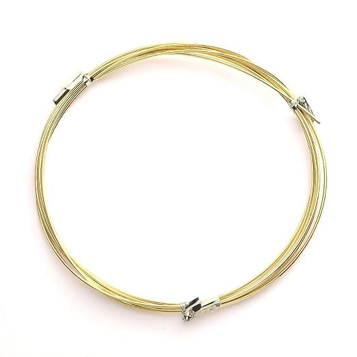 14K Gold Plated Wire 1.0mm 2 Meters Bead Cord for Bracelet Necklace Charm Beading Jewelry Making Findings