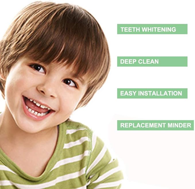 Kids Toothbrush Replacement Heads for Oral-B, Extra-Soft Bristles, for Oral-B Braun and Electric Brushes, Except Vitality Sonic, CrossActino Power, Sonic Complete, Pulsonics, EB-10A
