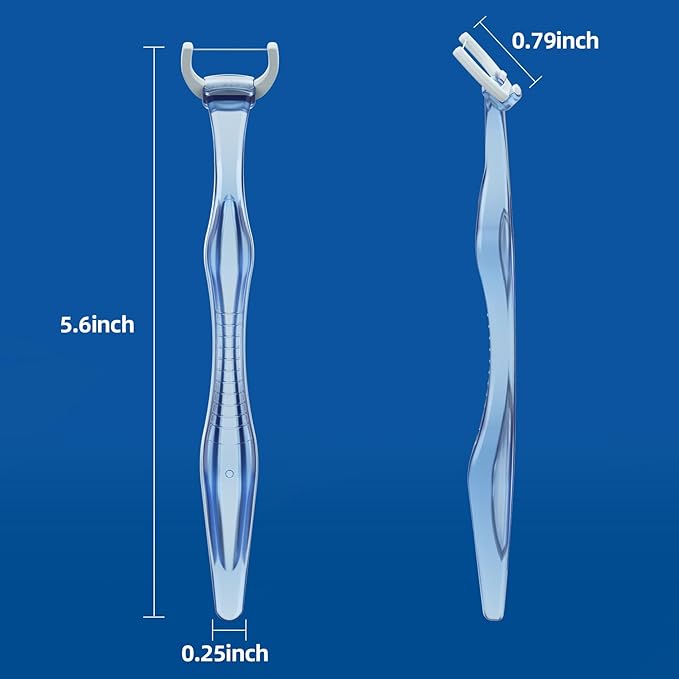 RAZOKO Dental Flosser Kit, Extra Strong Shred-Resistant Floss, for Hard-to-Reach Areas, PTFE & PFAS Free, 2 Handles + 240 Refill Heads