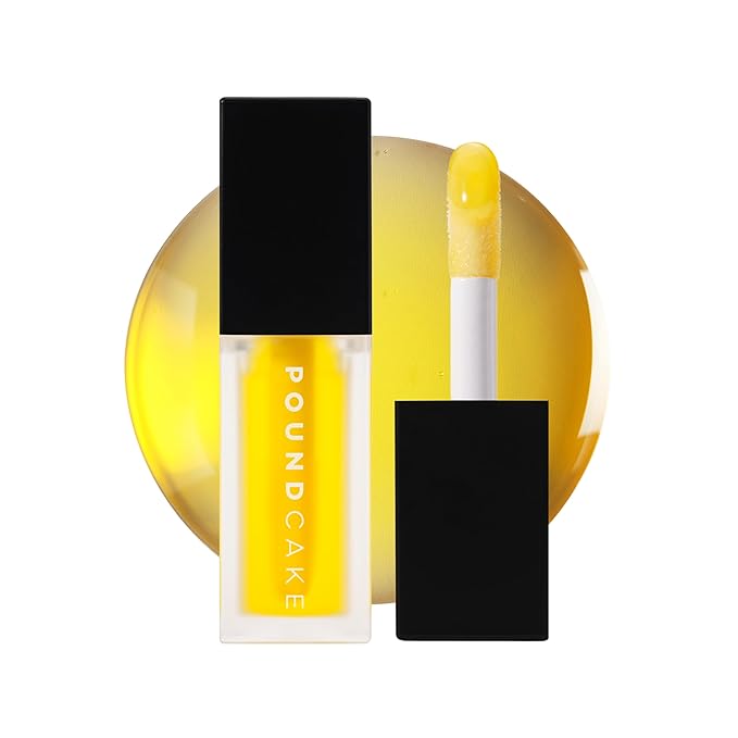 POUND CAKE Cake Theory: Lip Tone Equalizing Oil | For Enhanced Lip Color | Hydrating and High-Shine Blurring Lip Oil with Yellow Tint | Clean, Vegan, and Moisturizing Formula – 0.23 oz, Melted Butter
