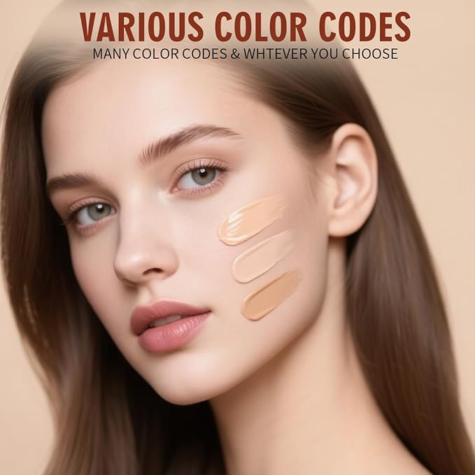 QIC Concealer,Natural Color Correcting Concealer for Women,Full Coverage Makeup for Face Eye Body,Nourishing Makeup for a More Even Complexion (Light Skin Tone, 1.36 Fl Oz)