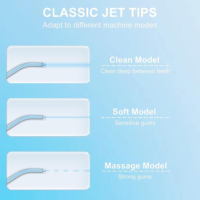Replacement Tips for COSLUS FC5360 Water Flosser, Water Flosser Replacement Tips Oral Irrigator Jet Tip Only Compatible COSLUS FC5360(C30) Water Flosser