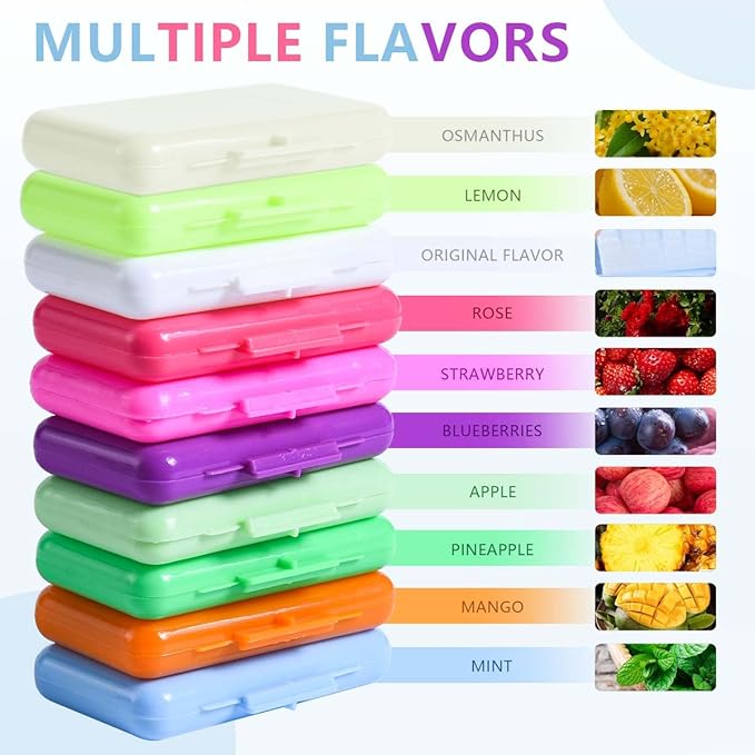 12 Pack Colorful Orthodontic Wax Dental Wax for Braces Wearer