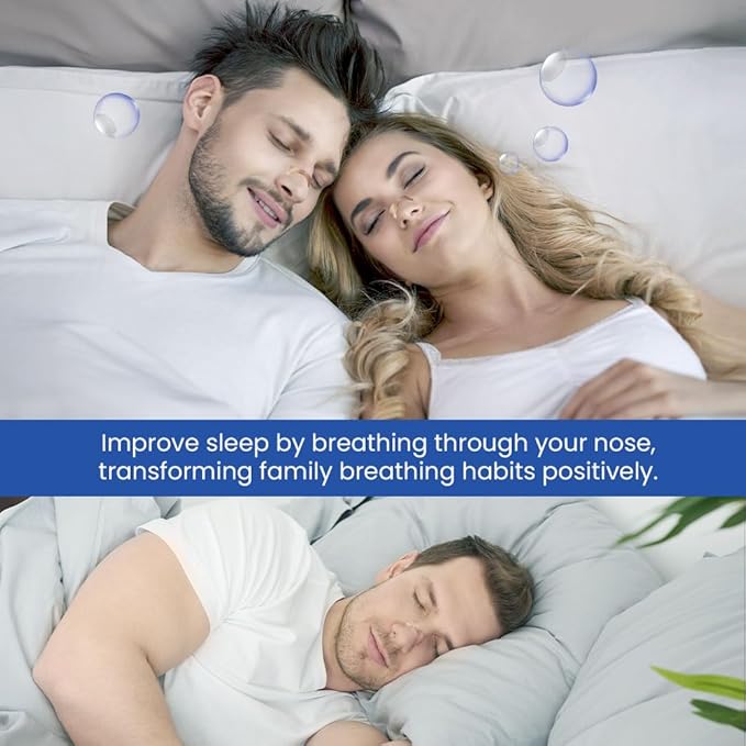 Nasal Strips for Snoring & Breathing – Soft, Plastic-Free Nose Strips for Sleeping – Drug-Free, No Magnet Design for Comfortable Airflow (100 Count)