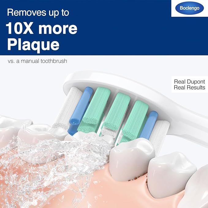 Replacement Toothbrush Heads for Philips Sonicare Replacement Heads C2, Electric Replacement Brush Head Compatible with Phillips Sonicare C2,for Philips Sonic Care Electric Brush,10 Pack