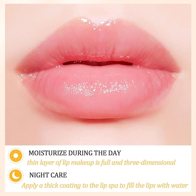 10 PCS Bee Lip Balm Lip Mask Honey Pot,Strawberry,Watermelon,Cherry,Peach,Apple Lime,Mint,Coconut,Grapes,Aloe,Honey Lip Balm Bulk Lip Sleeping Mask Overnight Lip Moisturizer Treatment,Reduce Lip Lines