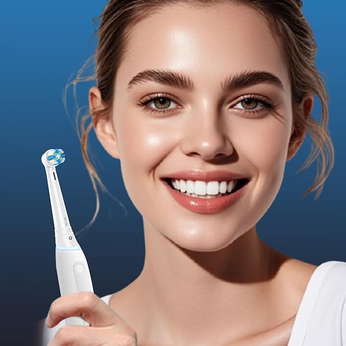 10 PCS IO Replacement Heads Compatible with Oral B IO 2/3/4/5/6/7/8/9/10/Deeep Clean Electric Toothbrush, Toothbrush Brush Heads Compatible with Oral B IO for Teeth Clean (White)