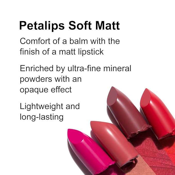 Pupa Milano Petalips Soft Matt Lipstick - Lightweight And Imperceptible - Provides Color With Buildable Intensity - Combines Comfort Of A Balm With A Matte Finish - 009 Soft Cyclamen - 0.123 Oz