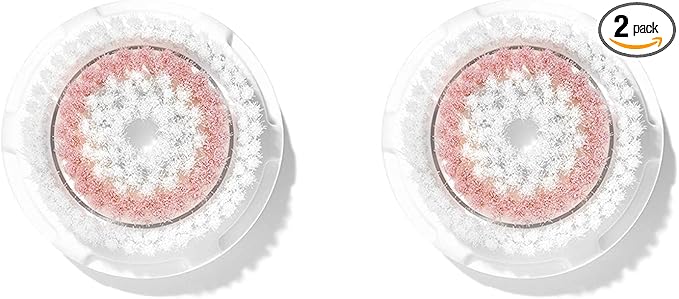 Radiance Facial Cleansing Brush Head Replacement | Compatible with Clarisonic Mia 1, Mia 2, Mia Fit, Alpha Fit, Smart Profile Uplift and Alpha Fit, 2 Pack (Radiance)