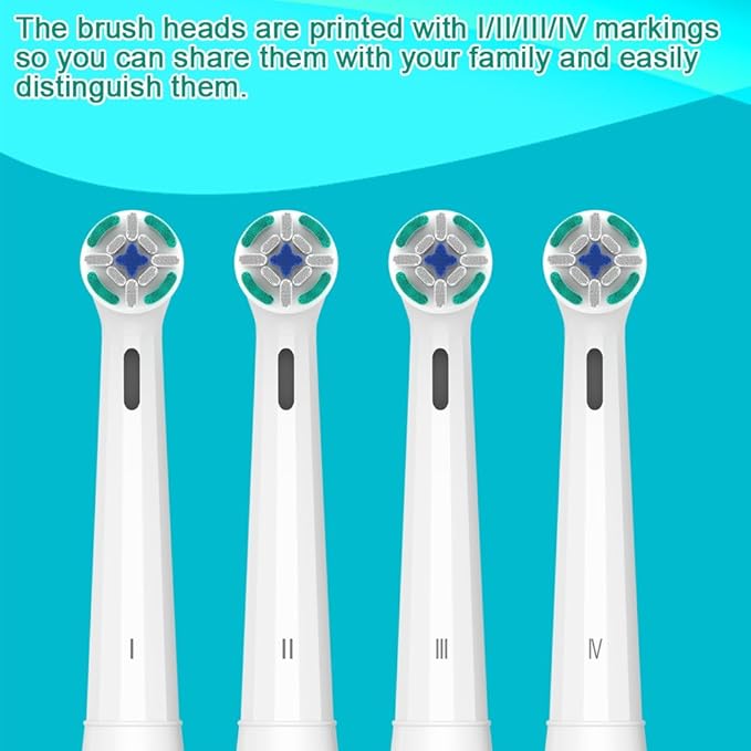 Replacement Heads Compatible with Oral B iO Electric Toothbrush, Toothbrush Heads Fit for Oral-B iO 2/3/4/5/6/7/8/9/10 Series with Covers, White 8pcs