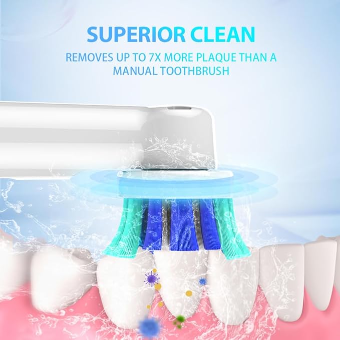 Replacement Toothbrush Heads for Oral B Braun(Individually Packaged),16 Pack Professional Electric Toothbrush Heads Compatible with Oral B 7000/Pro 1000/9600/ 5000/3000/8000 (16 Count)