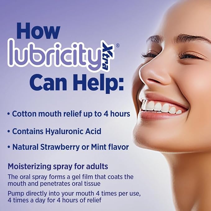 Dry Mouth Spray - Advanced Formula - Hyaluronic Acid and Xylitol, Saliva Substitute Dry Mouth Oral Spray, The Most Satisfactory Solution in Dry Mouth Products (0.5 Fl. Oz., Mint)