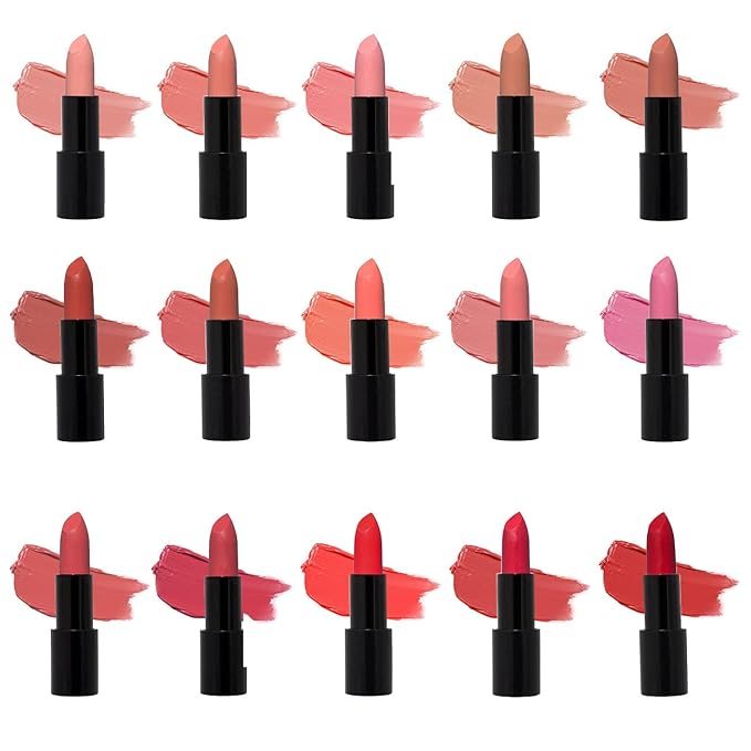 Radiant Professional Advanced Care Lipstick - Ultra Nourishing, Moisturizing Long Lasting Matte Lipstick With Vitamin E- UVA UVB Filters - VELVET (19 SANGRIA – BURGUNDY RED)