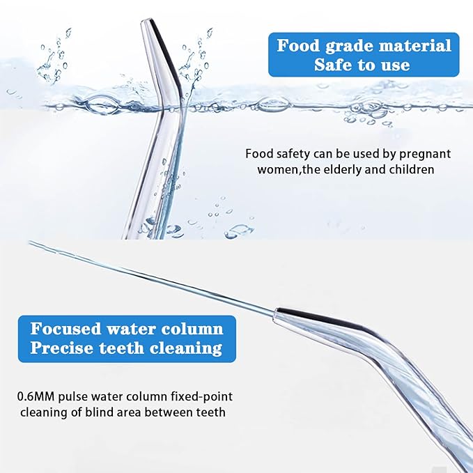 3 Pcs Replacement Heads for Waterpik Water Flossers Other Brand Oral Irrigators,Replacement Tips for Waterpik Water Flosser(Blue Purple Green)