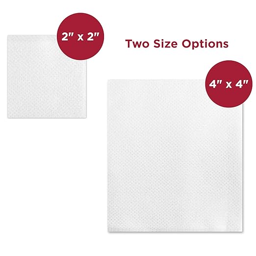Practicon Standard 4X4 Non-Woven Gauze Sponges, Lint Free 4-Ply Gauze Pads, Non-Sterile, All Purpose for Dental, Medical, First Aid, Cleaning, Wound Care & Dressing, 1 Pack of 200 Sponges