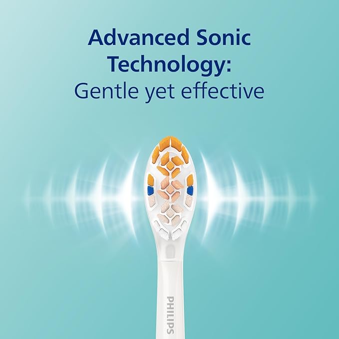 Philips Sonicare DiamondClean Smart 9750 Electric Toothbrush, Sonic Toothbrush with App, Pressure Sensor, Brush Head Detection, 5 Brushing Modes and 3 Intensity Levels, Rosegold, HX9924/67