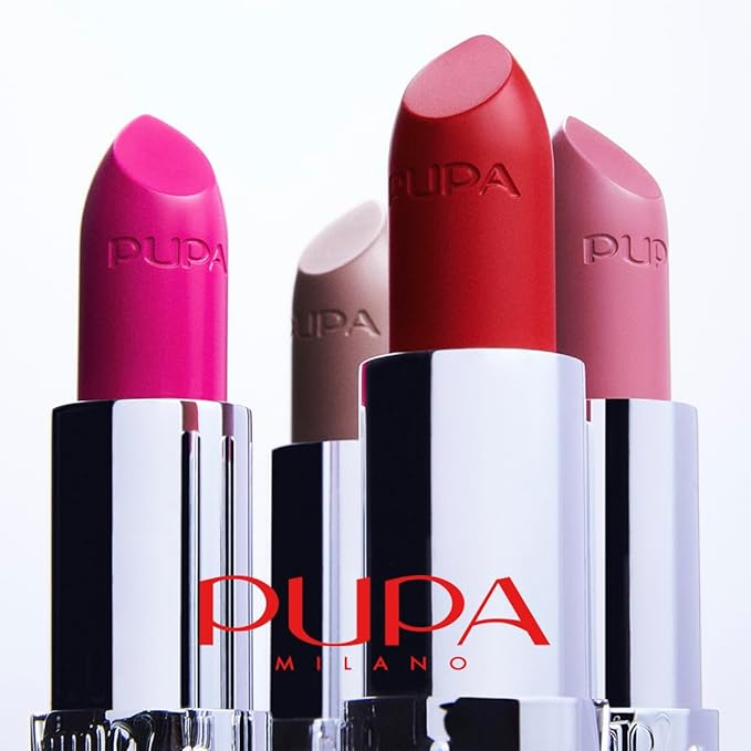 Pupa Milano Vamp! Extreme Colour Lipstick With Plumping Treatment - For Fuller, Defined Lips - Adds Incredible, Deep Color To Lips - Soft Texture Adheres Perfectly - 104 Ancient Rose - 0.123 Oz