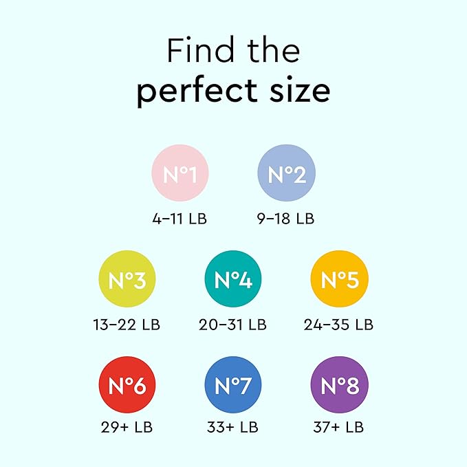 LILLYDOO Baby Diapers - Size 3 (13-22 lbs), Half-Monthly Supply (87 Count), Leak Protection, Skin-Friendly, Ultrasoft, Perfume- & Chlorine-Free, Hypoallergenic, dermatologically Tested, Oeko-TEX®