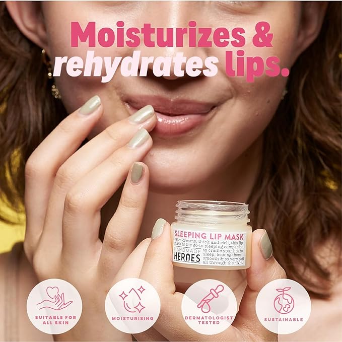 100% Natural Lip Scrub Vegan Conditioning Coconut Lip Exfoliator Gentle Exfoliant Sugar Lip Polish and Lip Exfoliator Scrubber for Chapped and Dry Lips (Lip Scrub and Mask Gift Set) Stocking Stuffers