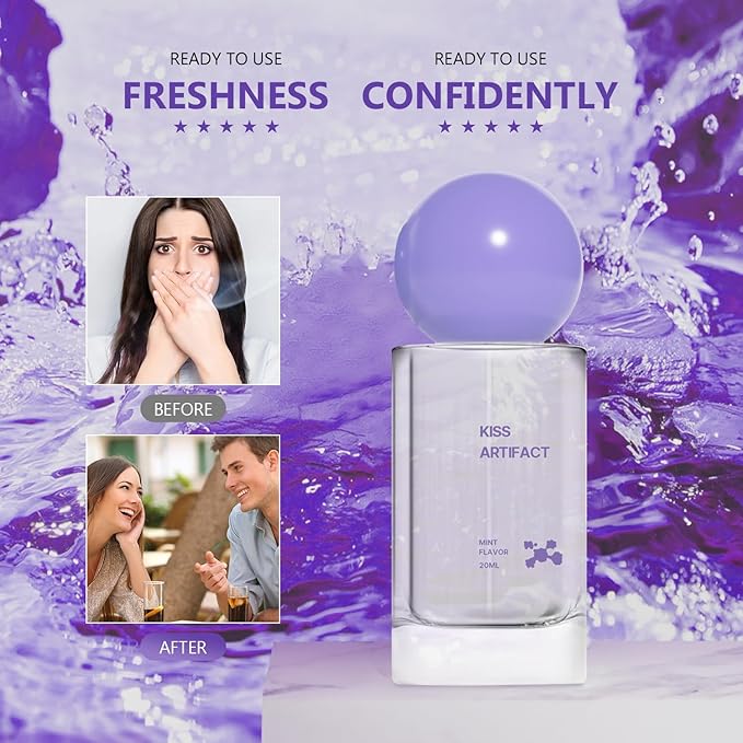 Probiotic Oral Spray for Long-Lasting Freshness, Alcohol-Free Oral Spray with Probiotics for Breath Care, Promotes Oral Health, Convenient Travel-Sized Breath Spray (20 ml / 0.68 oz)