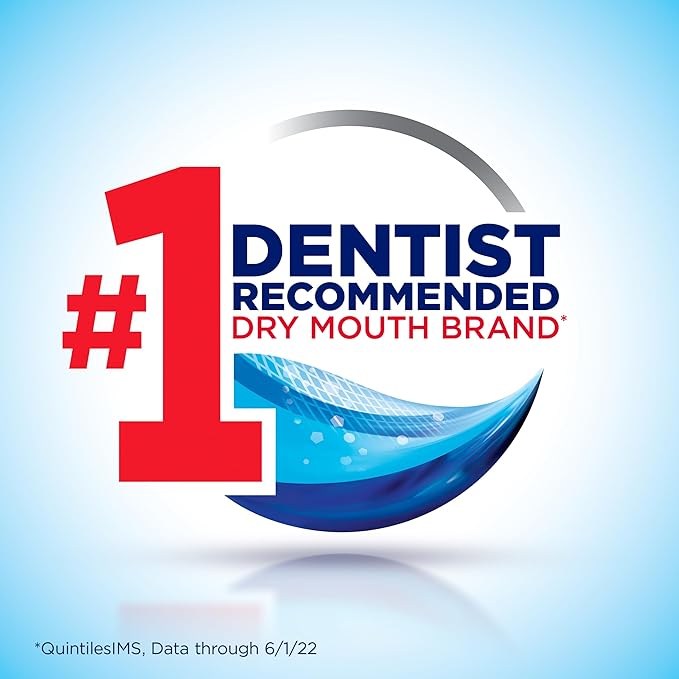 Biotene Oral Rinse Mouthwash for Dry Mouth, Breath Freshener and Dry Mouth Treatment, Fresh Mint - 2x33.8 fl oz