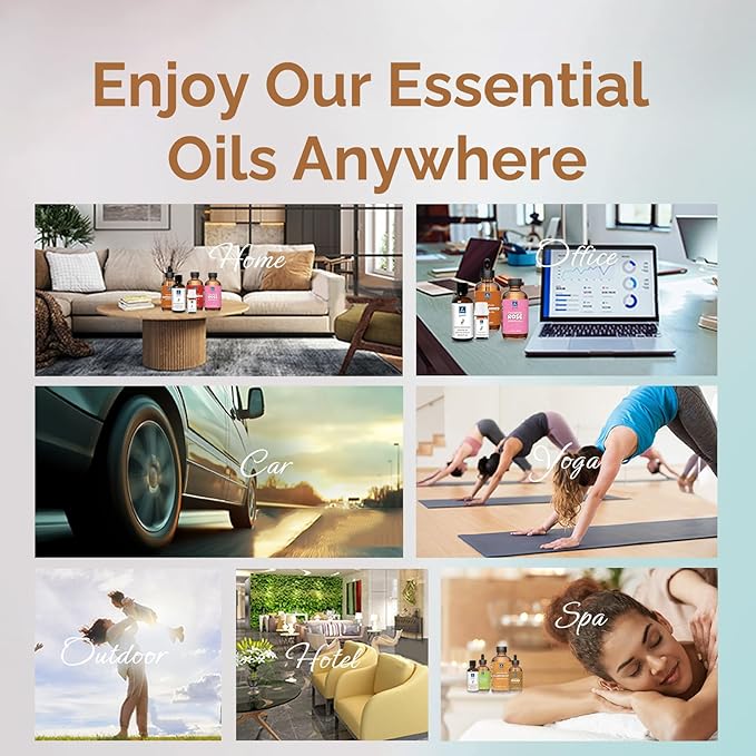 Pure Bergamot Essential Oil for Diffuser, 100% Pure Undiluted - 3.38 Fl Oz 100ml