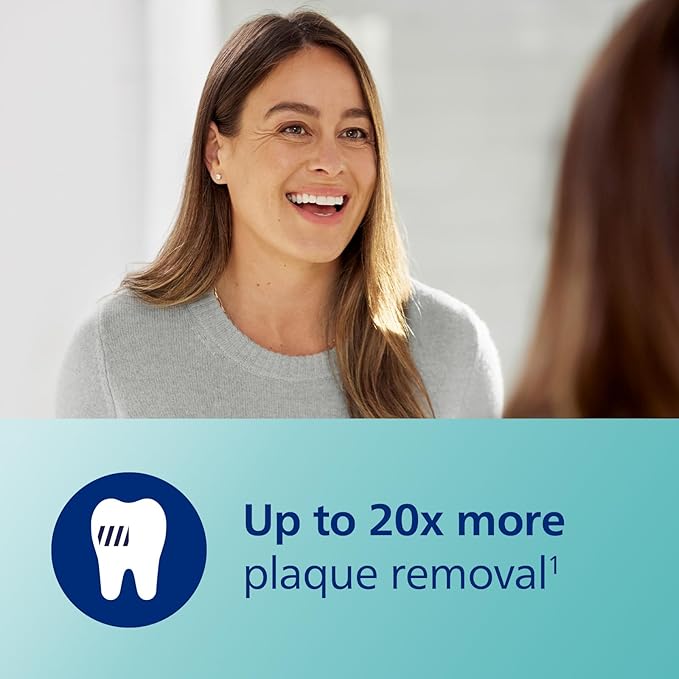 Philips Sonicare DiamondClean Smart 9750 Electric Toothbrush, Sonic Toothbrush with App, Pressure Sensor, Brush Head Detection, 5 Brushing Modes and 3 Intensity Levels, Lunar Blue, Model HX9954/74