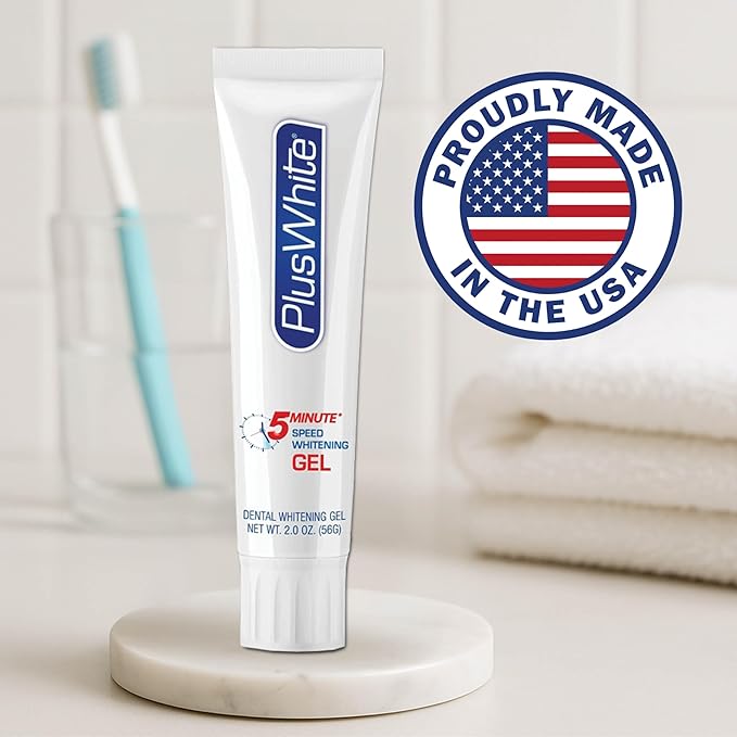 Plus White Speed Whitening Gel - Works in 5 Minutes - Professional Teeth Whitening w/Dentist Approved Ingredient (Pack of 3)
