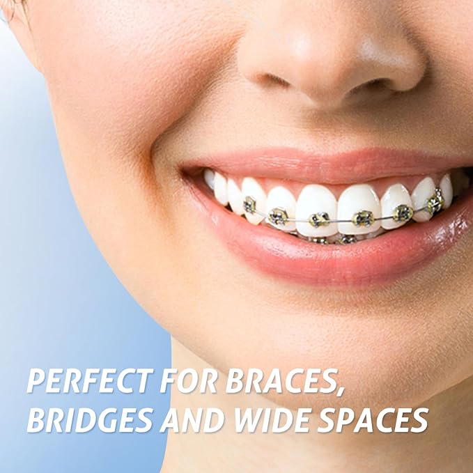RAZOKO Dental Floss for Braces, 3 in 1 Ultimate Floss Pre-Cut Strands, 60 Count (Pack of 3)
