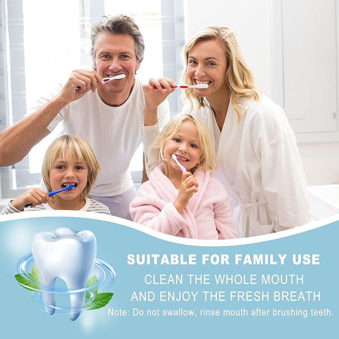 30 Tubes Bulk Travel Size Toothpaste,Extra Small 0.35oz Small Toothpaste Travel Size Bulk 0.8x3.5 inches Peppermint Mini Disposable Toothpaste for Hotel,Guests,Homeless,Charity